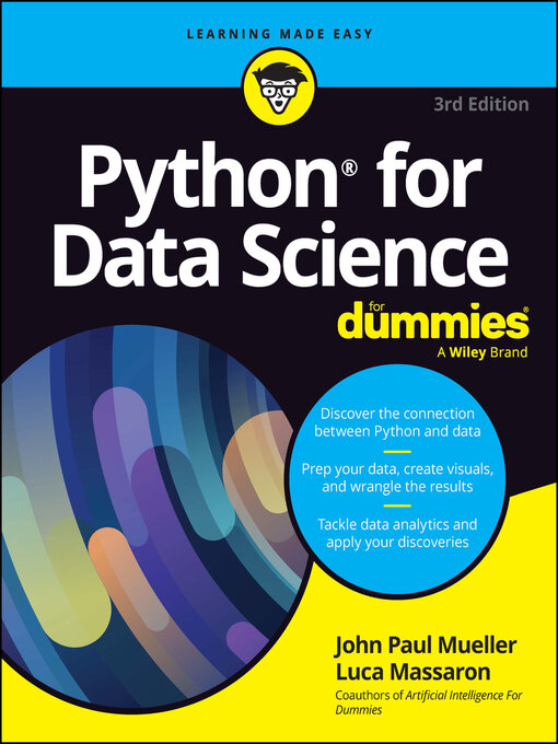 Title details for Python for Data Science For Dummies by John Paul Mueller - Available
